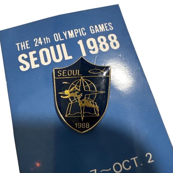 Seoul 1988 Olympic Games Pin Badge Collectible Souvenir Memorabilia - Picture 5 of 5